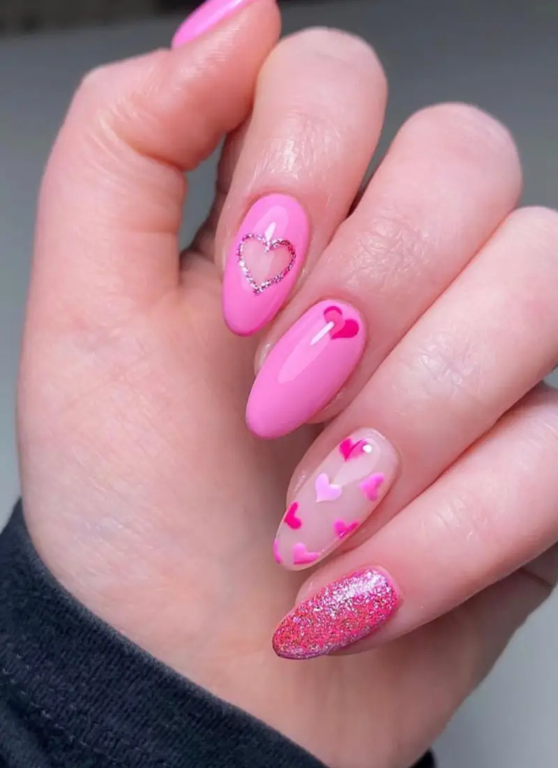 30 Cute Heart Nail Designs In You Need To Try 2022.