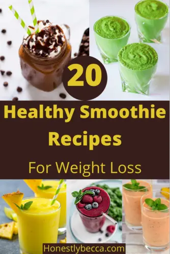 20 Healthy Smoothie Recipes for Weight Loss.
