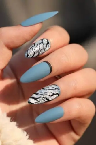 20 Classy Blue Acrylic Nail Designs That Are Perfect for All Occasions