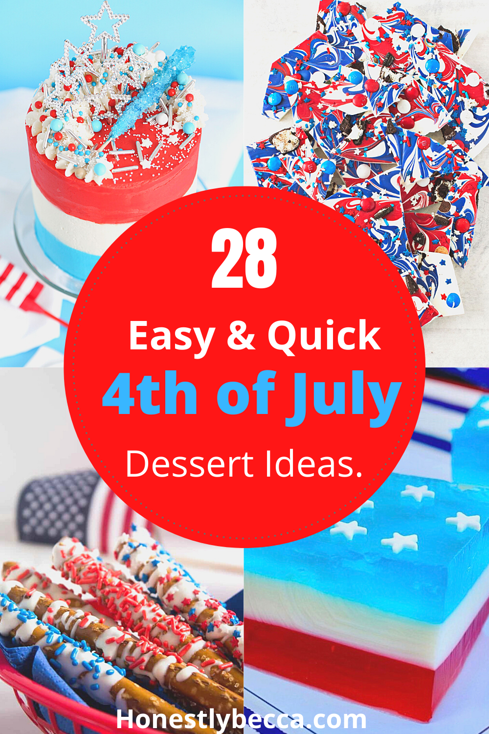 28 Quick and Easy 4th of July Desserts 2022| Patriotic Desserts ...