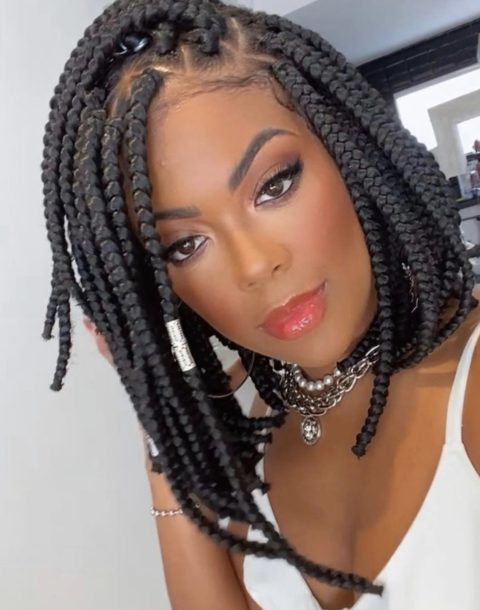Latest 30 Box Braids Hairstyles For Black Women In 2022. - HONESTLYBECCA