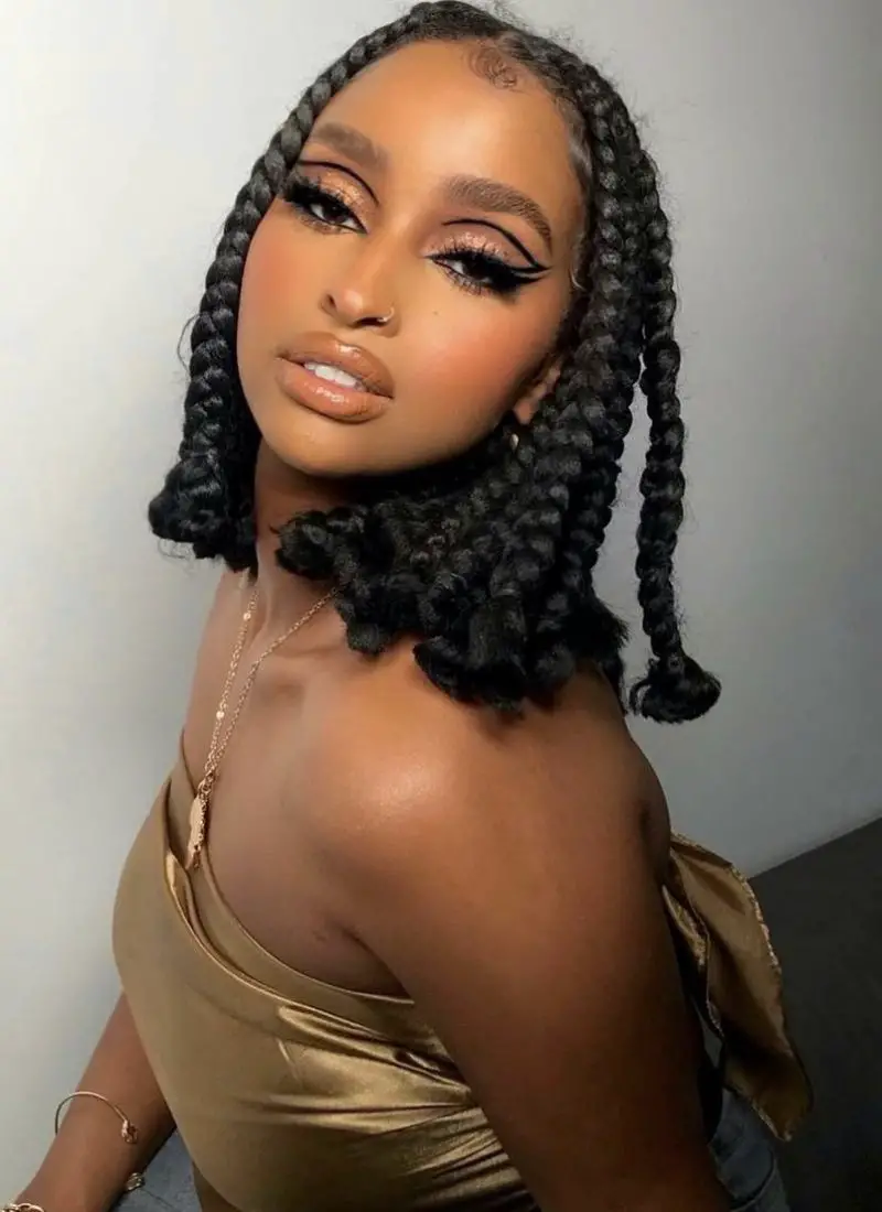 Latest 30 Box Braids Hairstyles For Black Women In 2022.