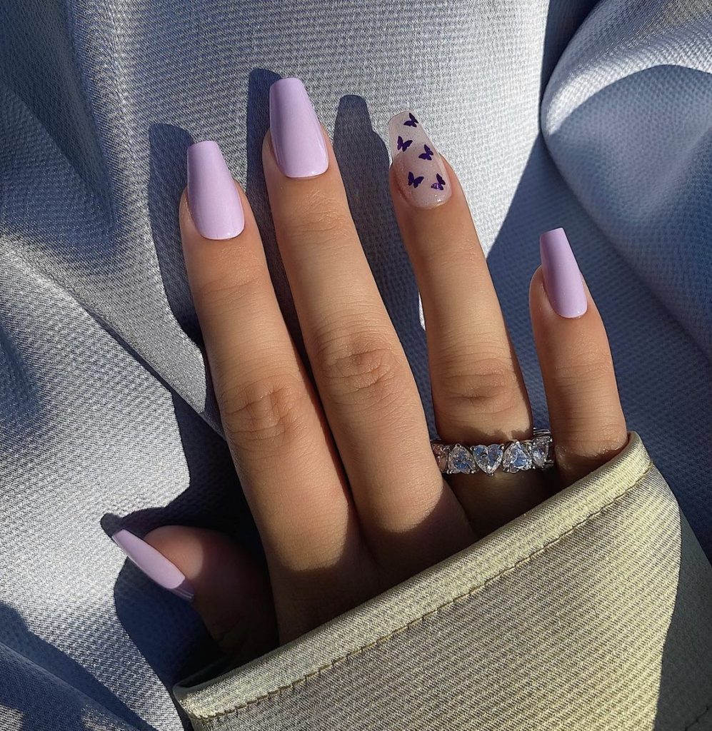 purple nail designs
