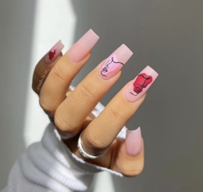 30 Cute Pink Nail Designs You Will Love 2021.