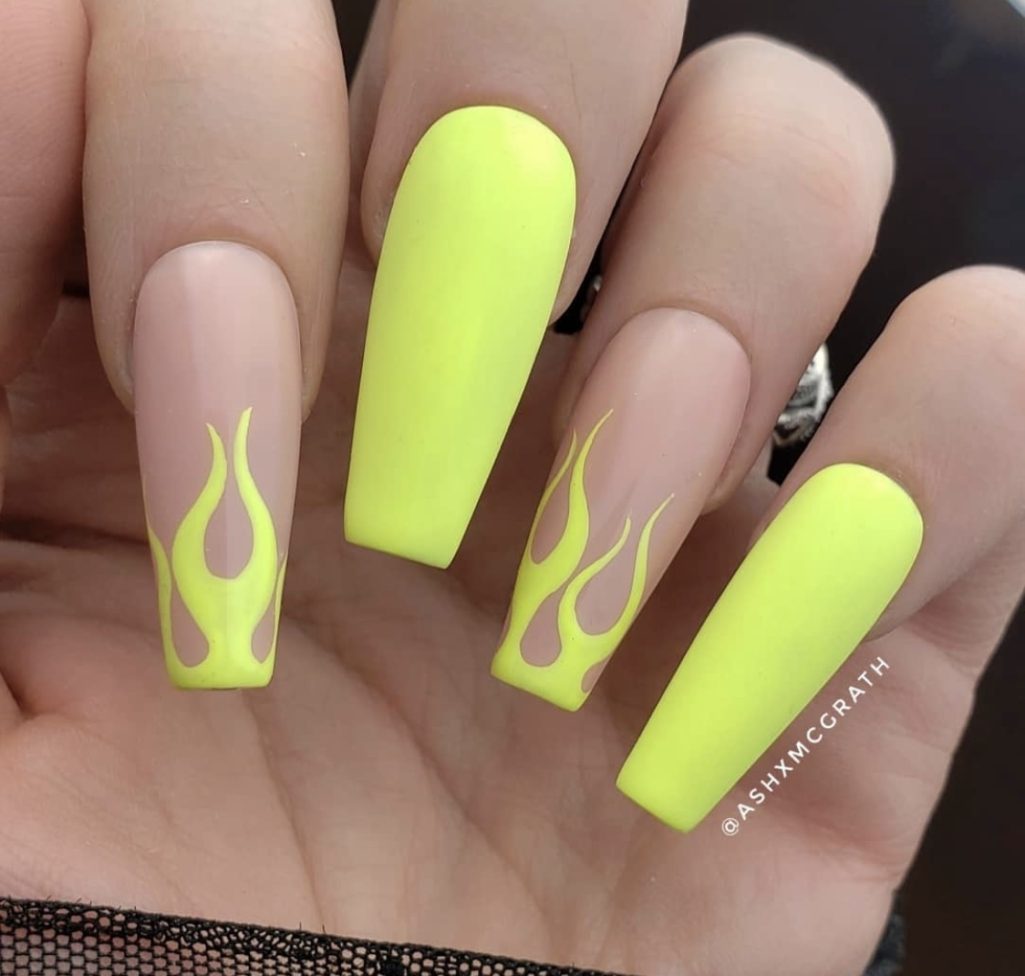 flame nails