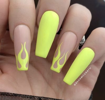 25 Trendy Flame Nails You Need To See Now 2022.