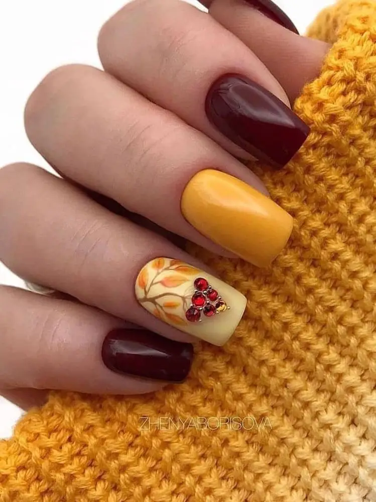 Thanksgiving nail designs