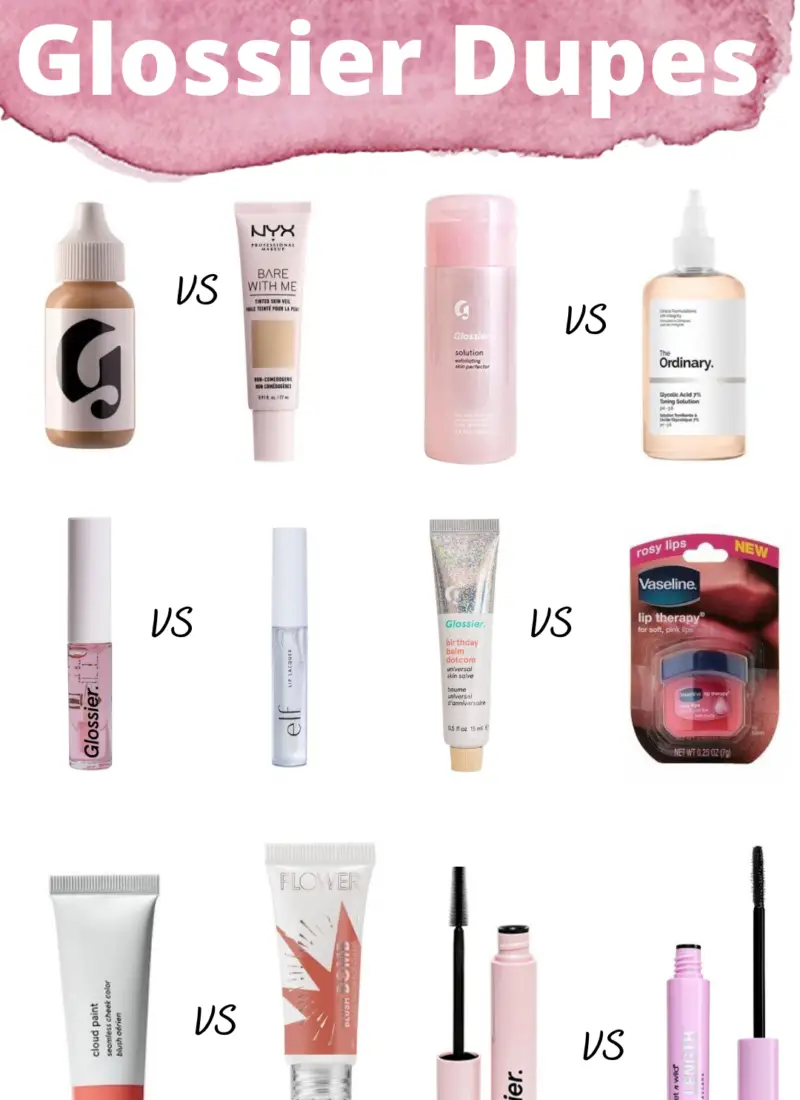 The Best Glossier Dupes.