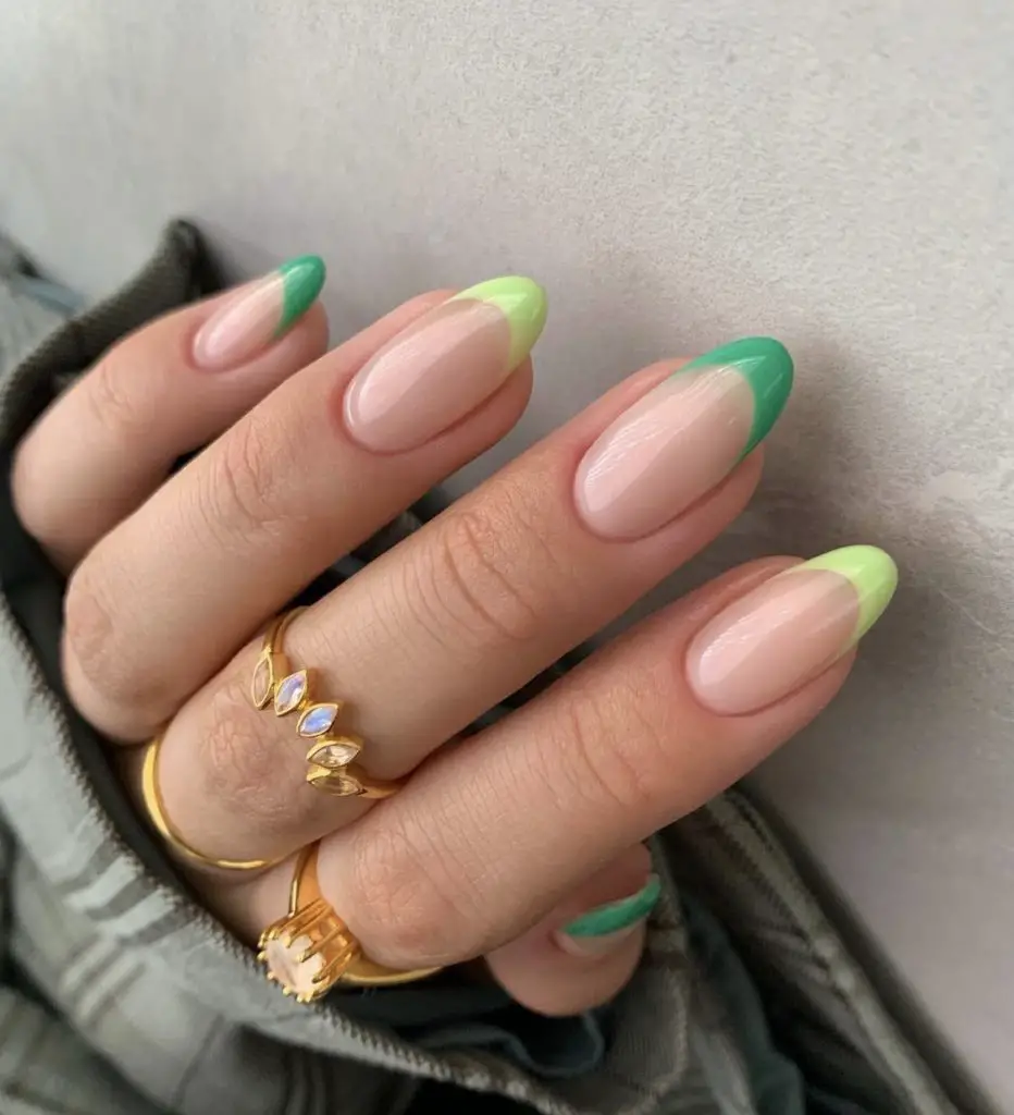 green nail designs