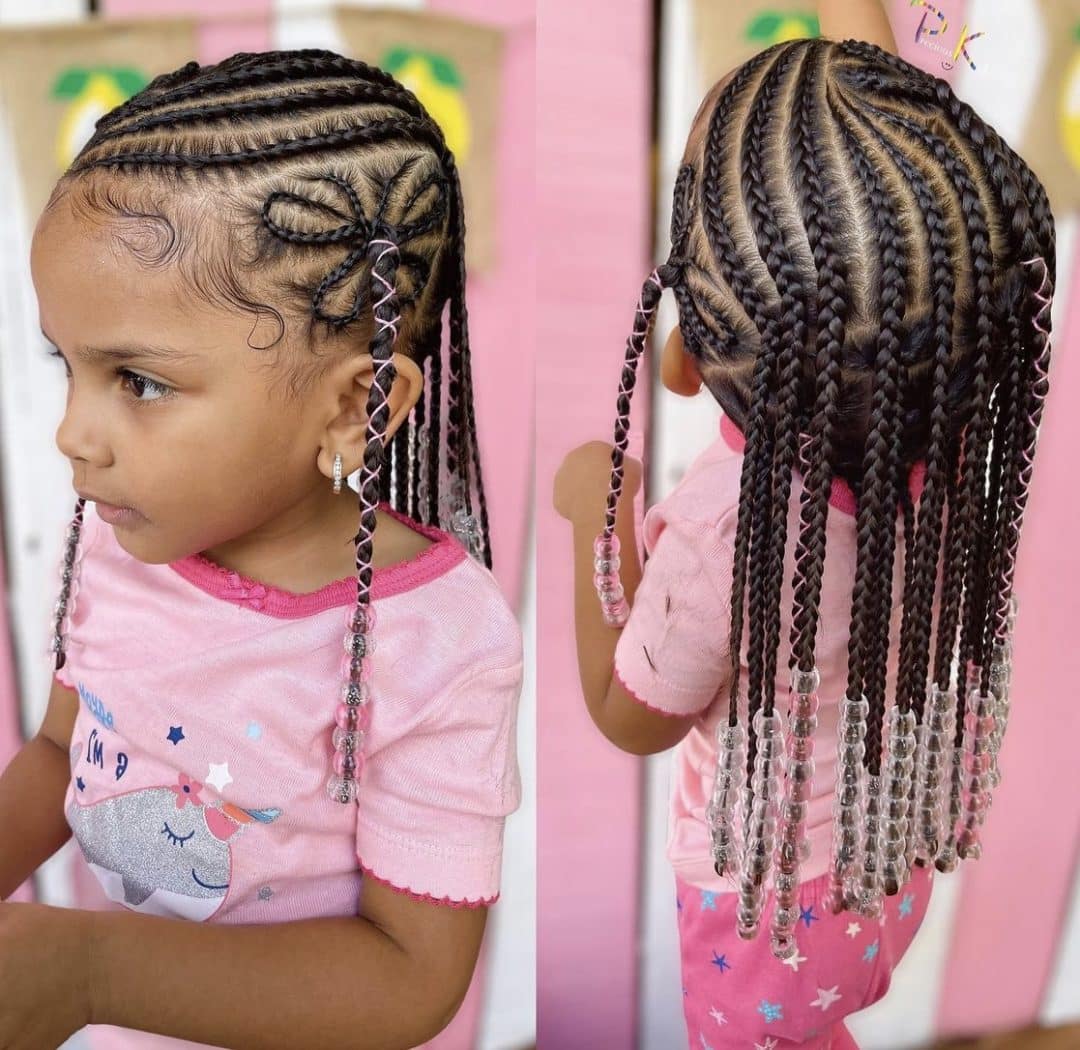 25 Cute Braids With Beads For Kids in 2022. - HONESTLYBECCA