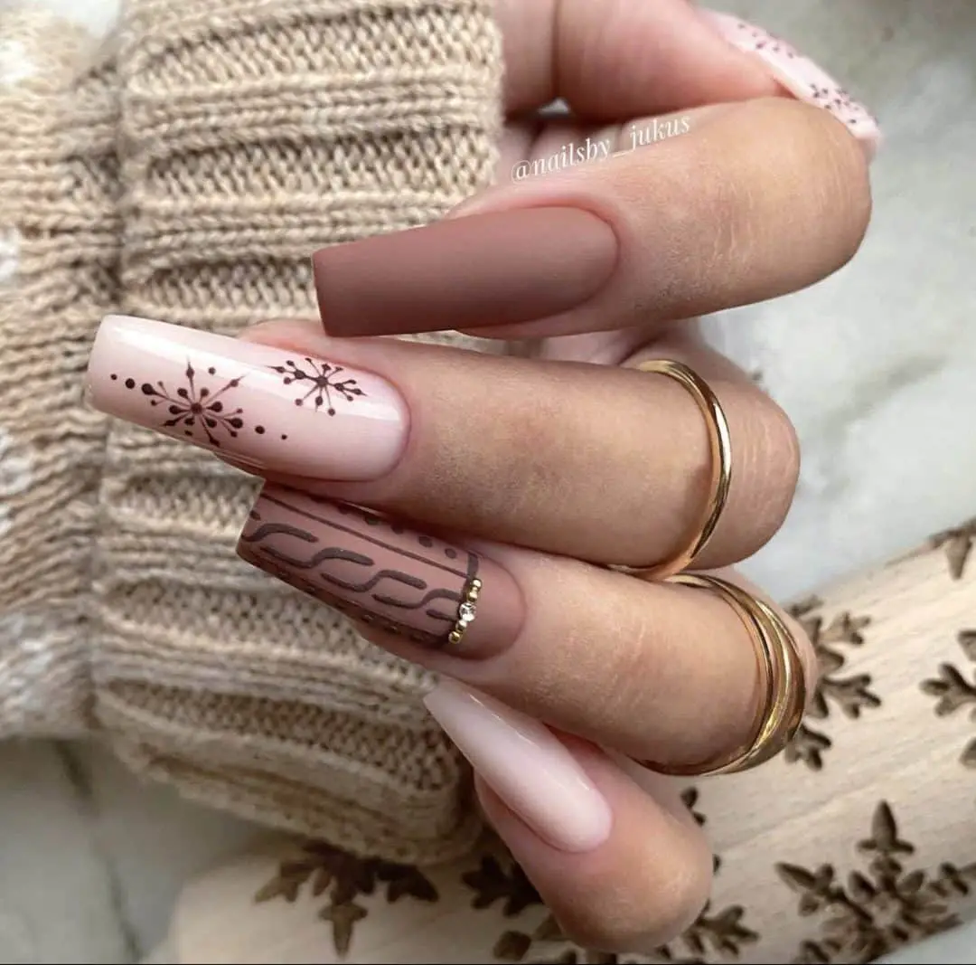 december  acrylic nails