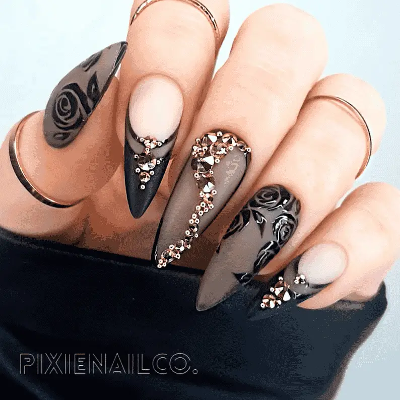 Nail Designs With Diamonds