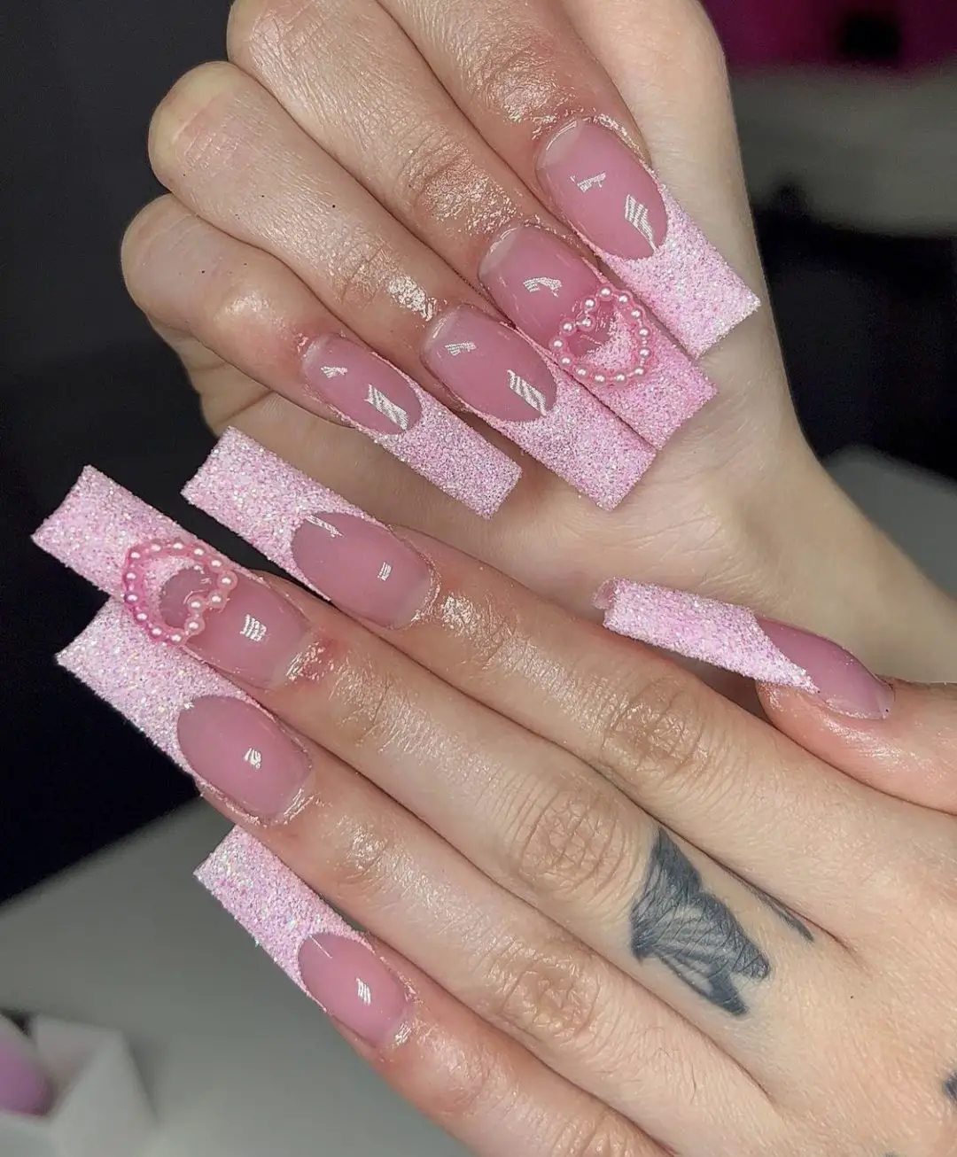 Pink nail designs