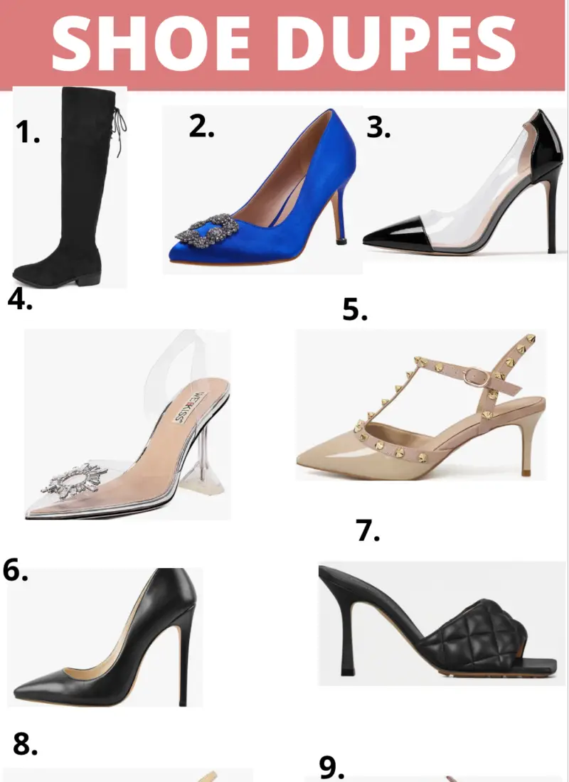 The Best Designer Shoe Dupes On Amazon in 2022.