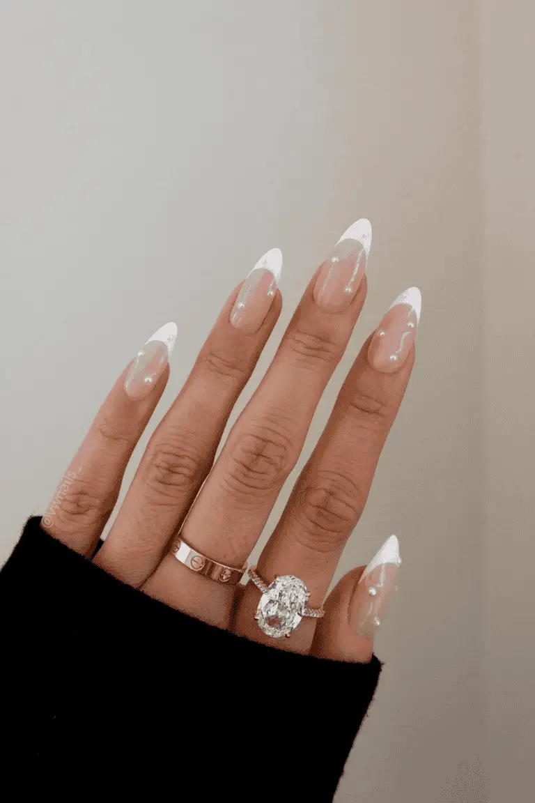 30 Latest Pearl Nails You’ll Love To Try In 2022.