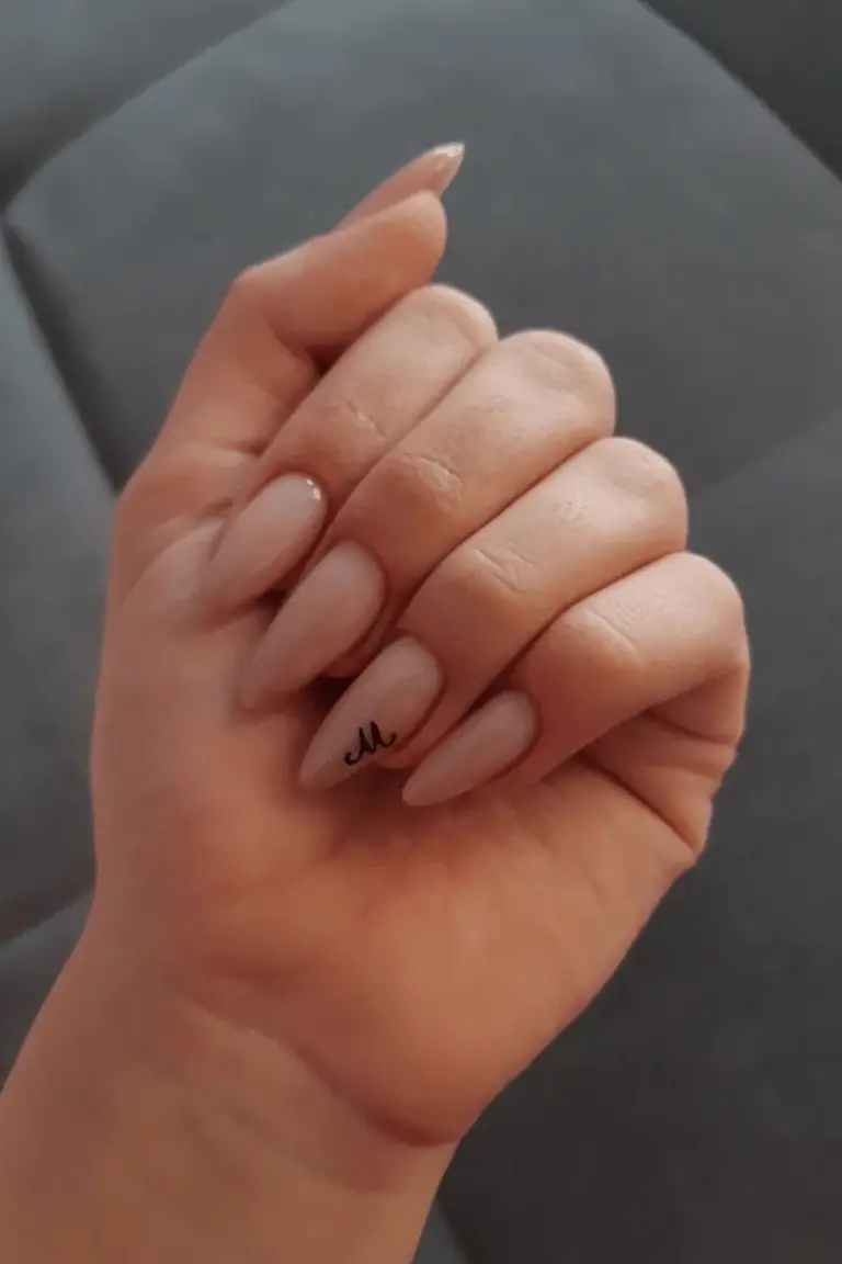 26 Cute Acrylic Nails With Bf initials You’ll Love To Try.