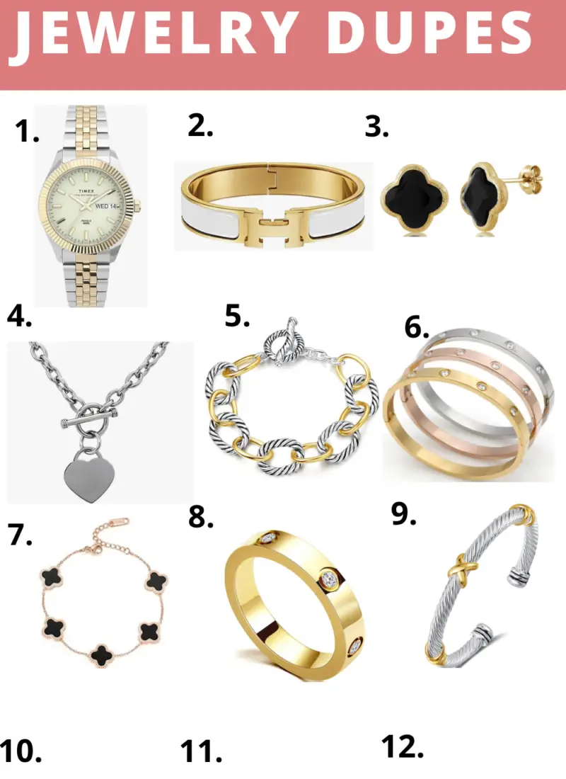 The Best Designer Jewelry Dupes On Amazon in 2022.
