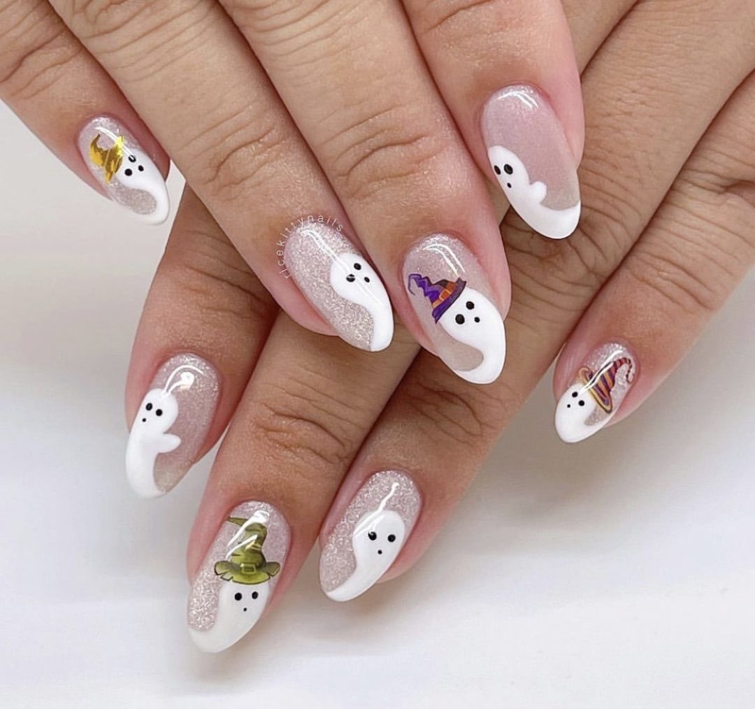 Halloween nail art 