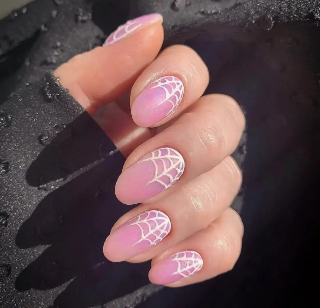 Spider web nails
