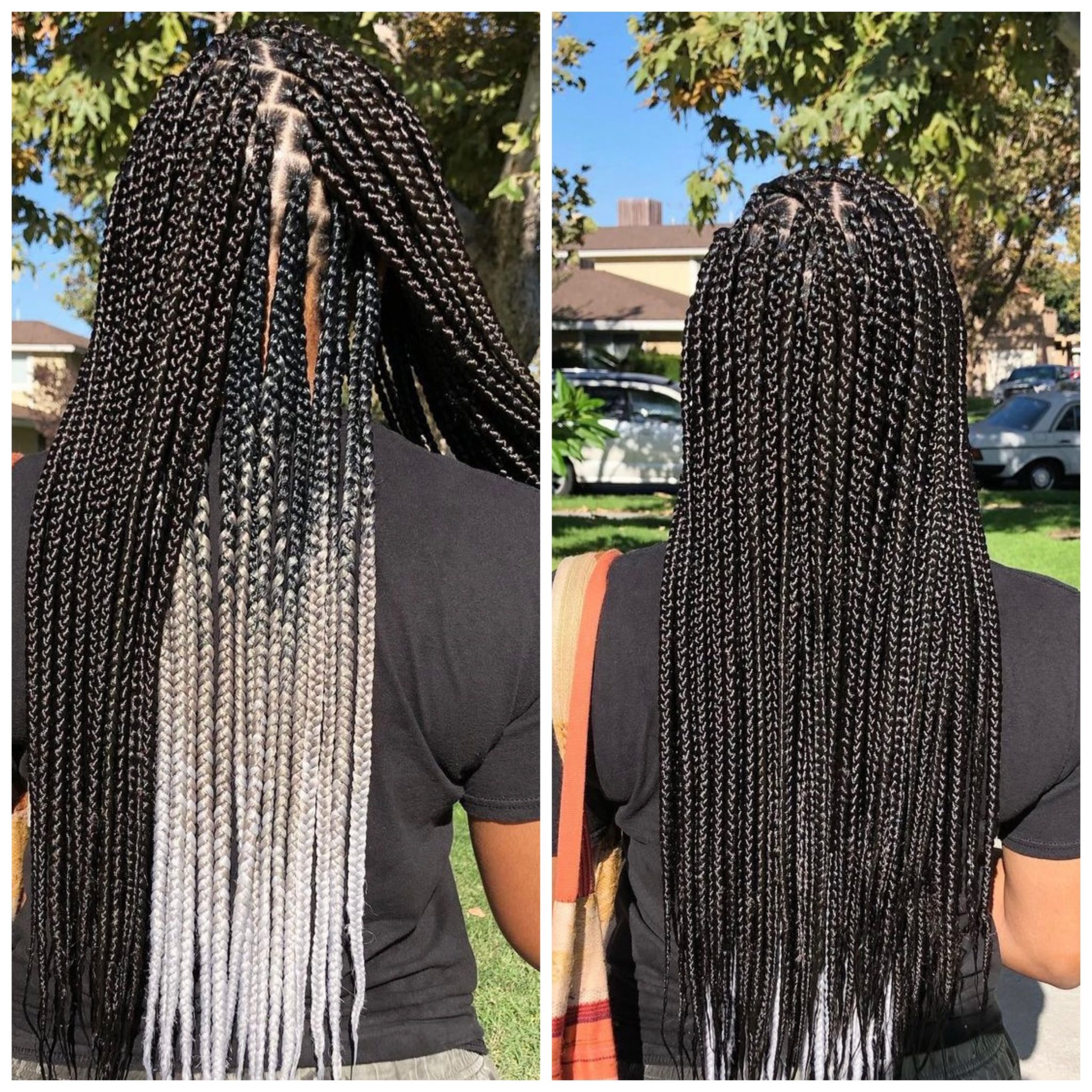 20 Adorable Peekaboo Box Braids Inspirations in 2022. - HONESTLYBECCA