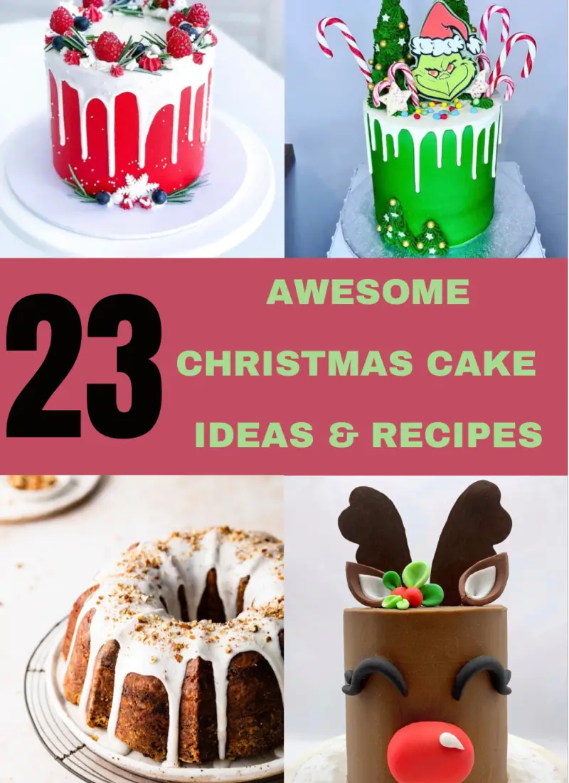 23 Awesome Christmas Cake Ideas and Recipes In 2022.