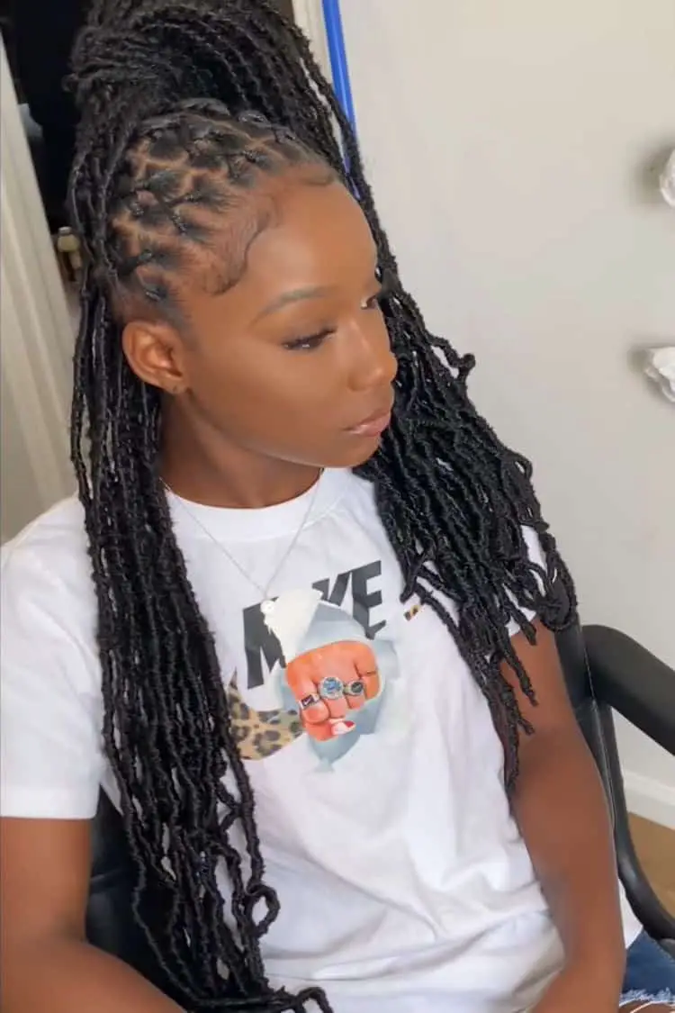 Creative and Gorgeous Criss Cross Knotless Braids Hairstyles in 2022 ...