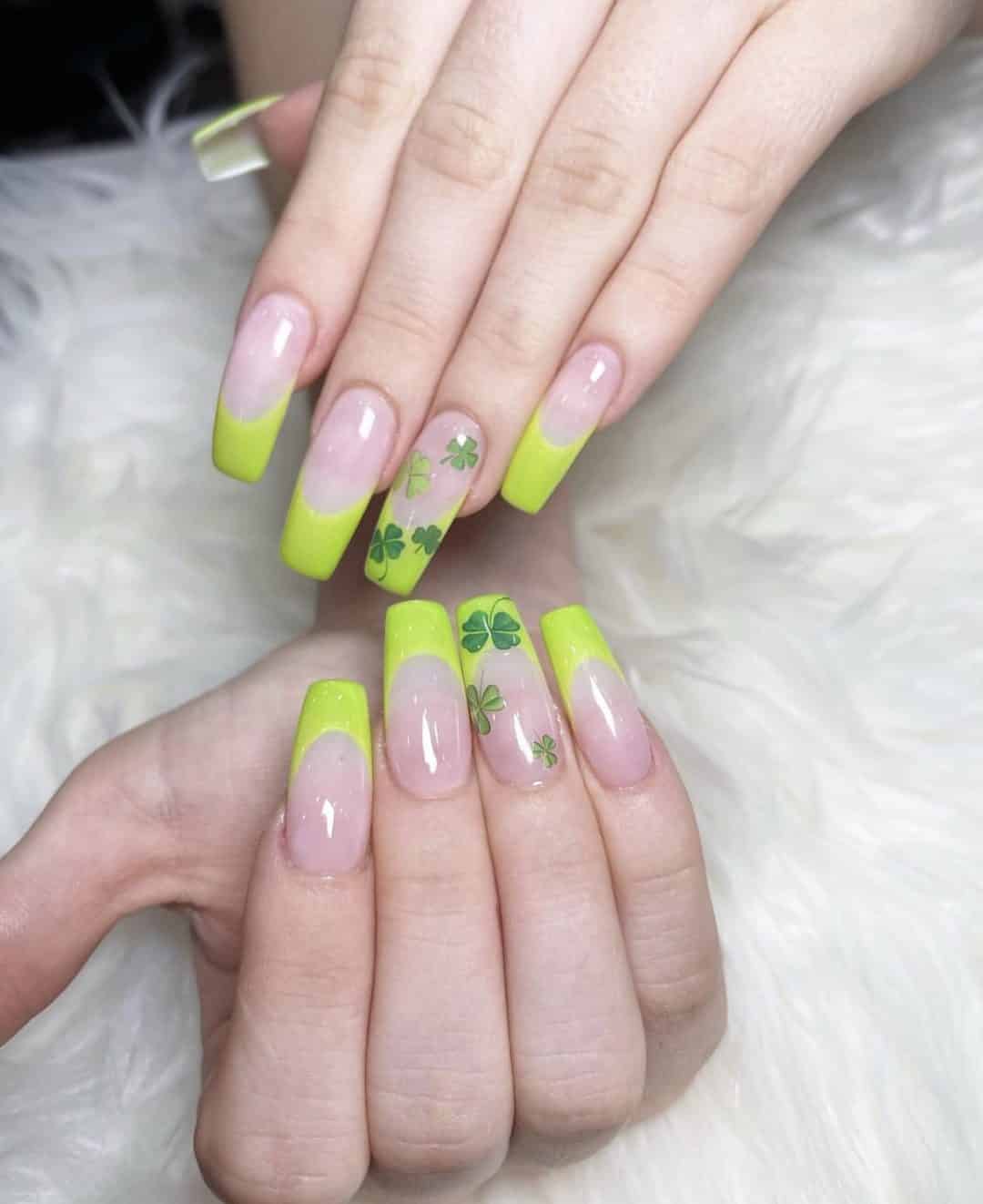 St. Patricks Day nails 