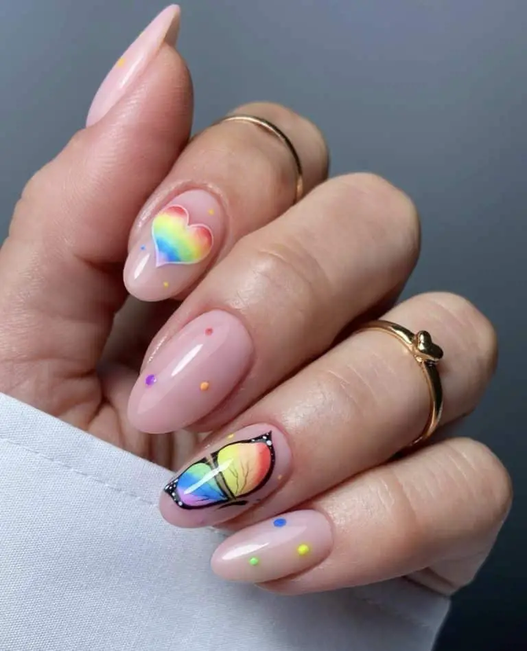 30+ Superb Rainbow Nails That’ll Step Up Your Manicure Game.