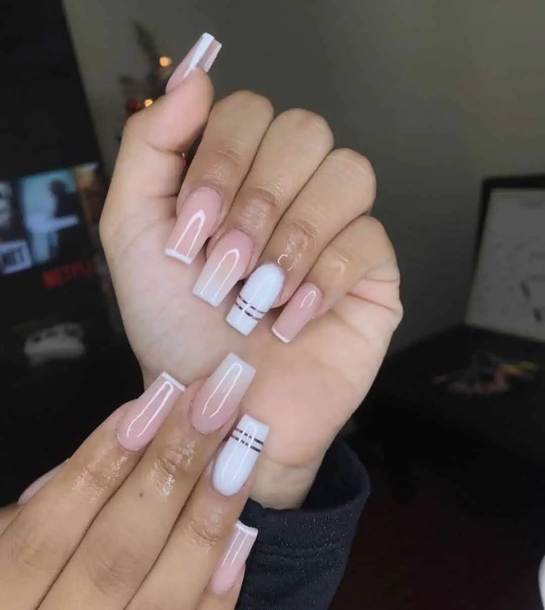 blush nail ideas