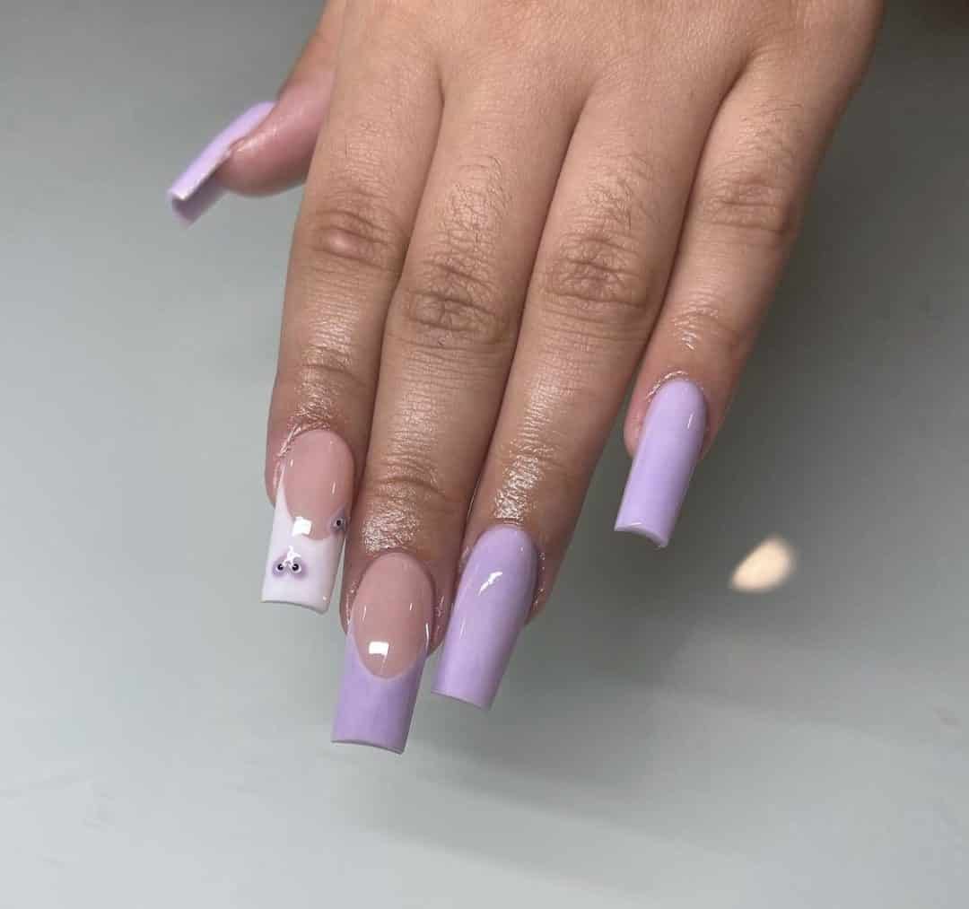 30 Beautiful Lavender Nails You Need To Copy In 2022. - HONESTLYBECCA