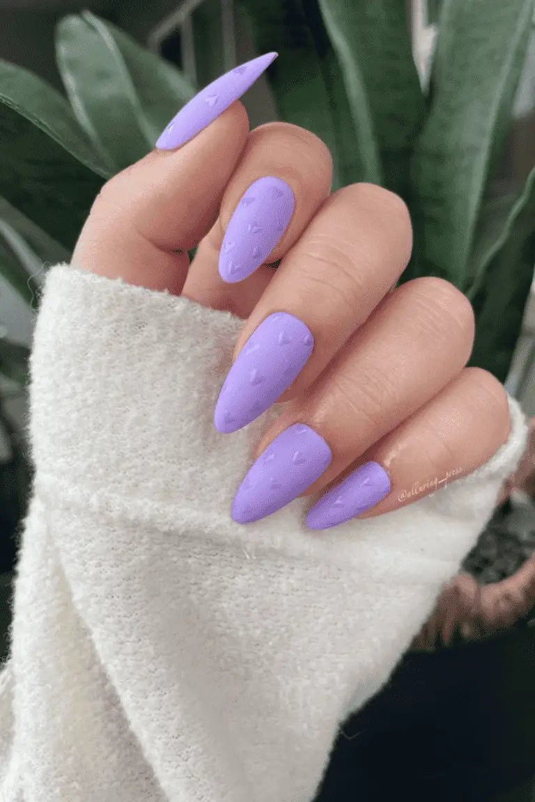 30 Beautiful Lavender Nails You Need To Copy In 2022.