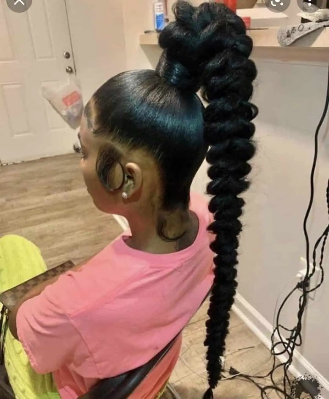 ponytail with fishbraids